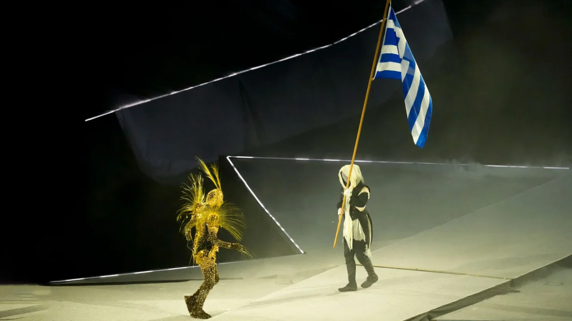 Paris Olympics flag