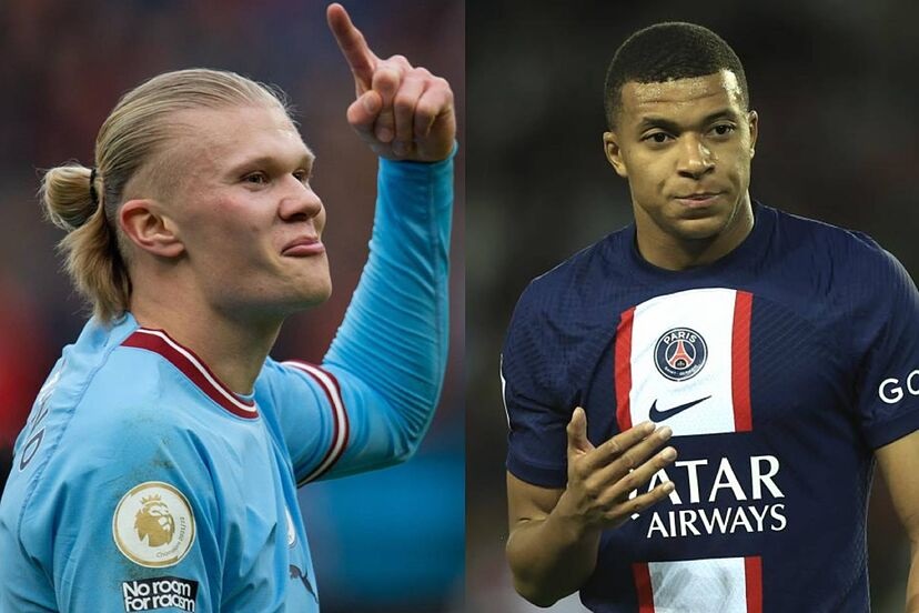 haaland mbappe