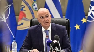 Παρουσίαση από τον Υπουργό Εθνικής Άμυνας Νίκο Δένδια της Β' φάσης της μεταρρύθμισης "ΑΤΖΕΝΤΑ 2030" στις Ένοπλες Δυνάμεις, Πέμπτη 24 Ιουλίου 2025. (ΜΙΧΑΛΗΣ ΚΑΡΑΓΙΑΝΝΗΣ/EUROKINISSI)
