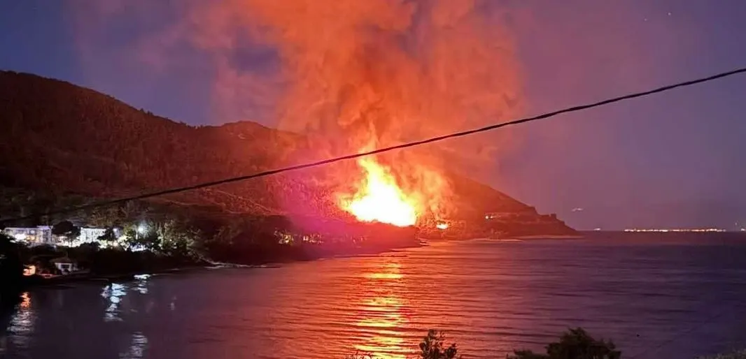 φωτιά στη Θάσο