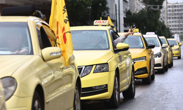 Χωρίς ταξί η Αθήνα από σήμερα: Νεά 48ωρη πανελλαδική απεργία